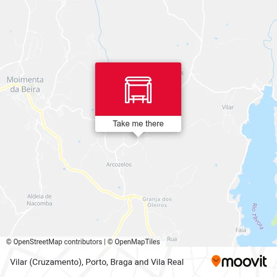 Vilar (Cruzamento) map