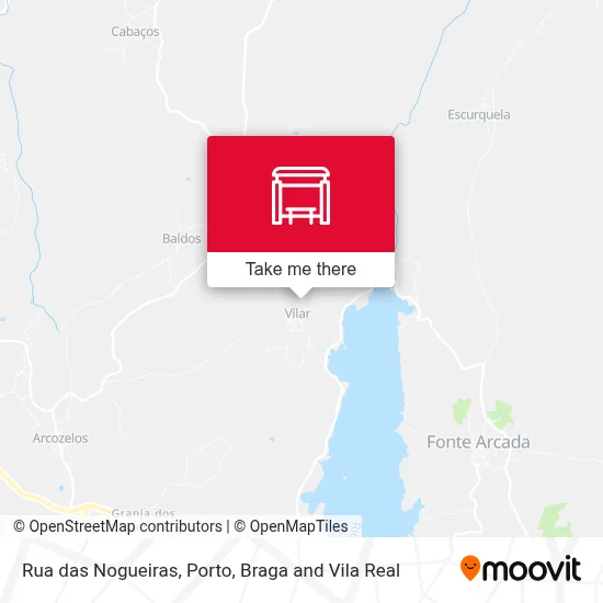 Rua das Nogueiras map