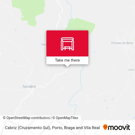 Cabriz (Cruzamento Sul) map