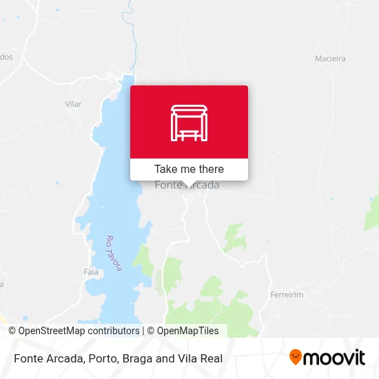 Fonte Arcada map