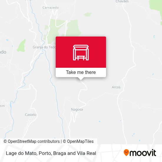 Lage do Mato map