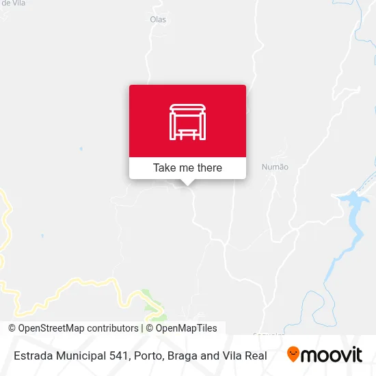 Estrada Municipal 541 map