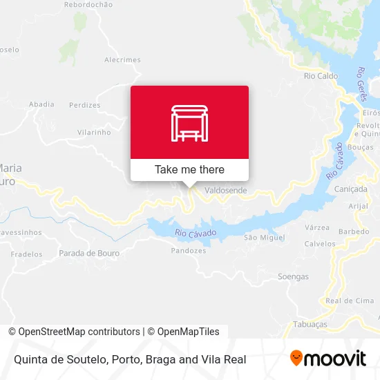 Quinta de Soutelo map