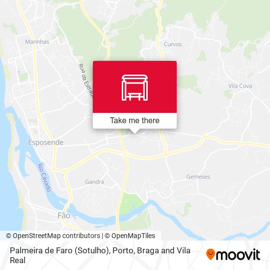 Palmeira de Faro (Sotulho) mapa