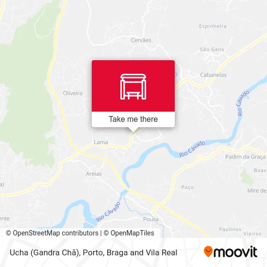 Ucha (Gandra Chã) map