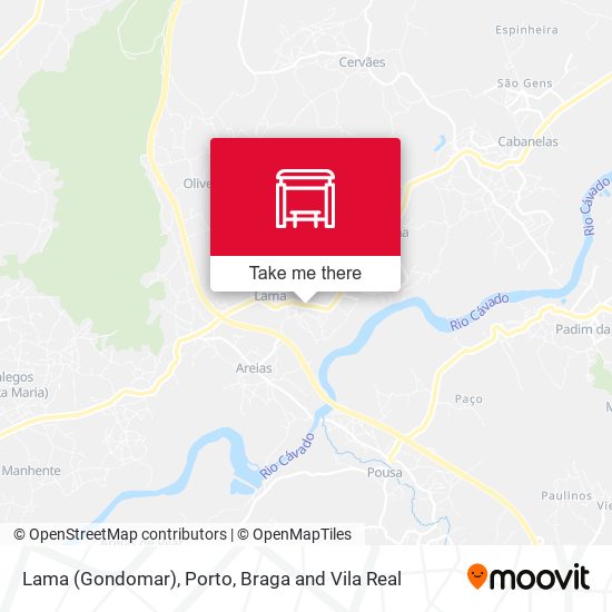 Lama (Gondomar) mapa