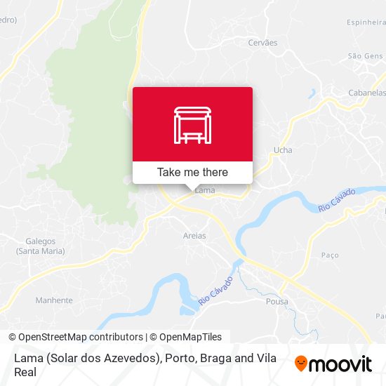 Lama (Solar dos Azevedos) map