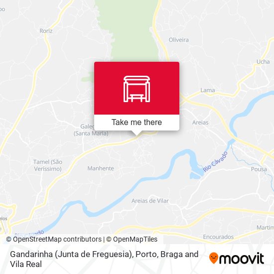 Gandarinha (Junta de Freguesia) map
