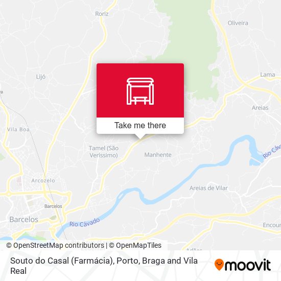 Souto do Casal (Farmácia) mapa