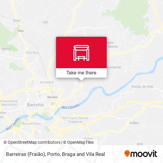 Barreiras (Fraião) mapa
