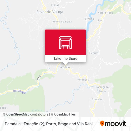 Paradela - Estação (2) map