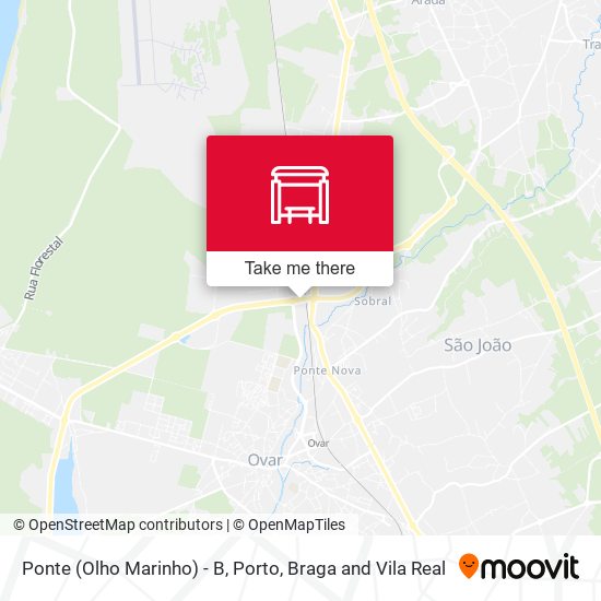 Ponte (Olho Marinho) - B mapa