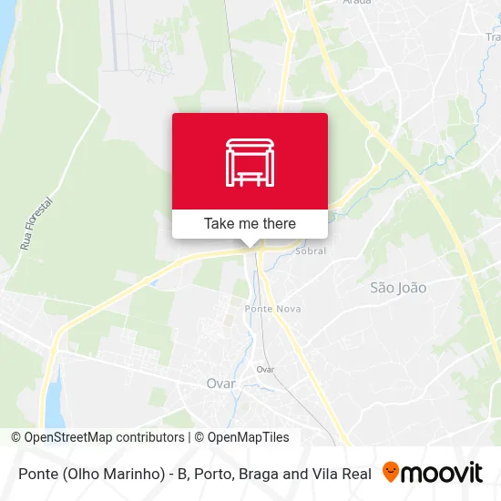 Ponte (Olho Marinho) - B map