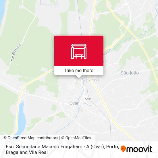 Esc. Secundária Macedo Fragateiro - A (Ovar) map