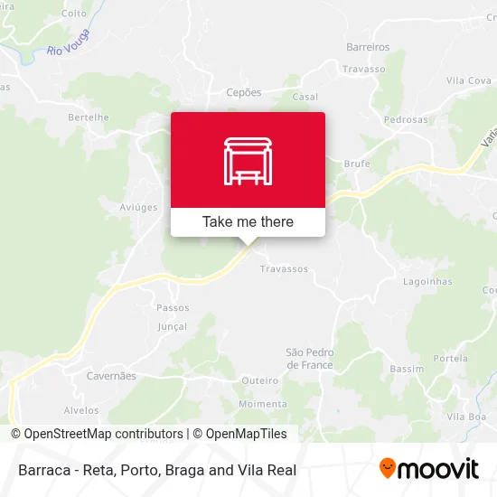 Barraca - Reta map