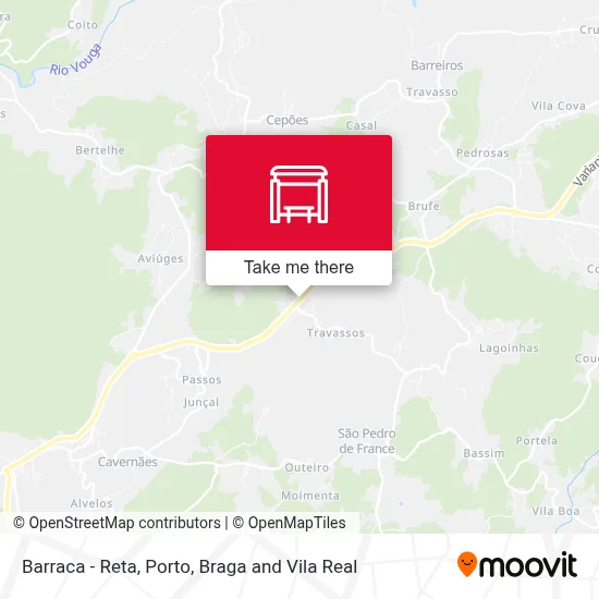 Barraca - Reta map