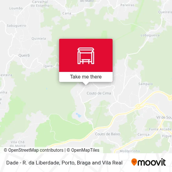 Dade - R. da Liberdade map