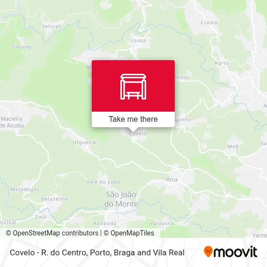 Covelo - R. do Centro map