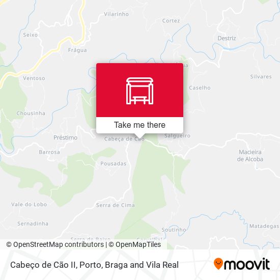 Cabeço de Cão II map