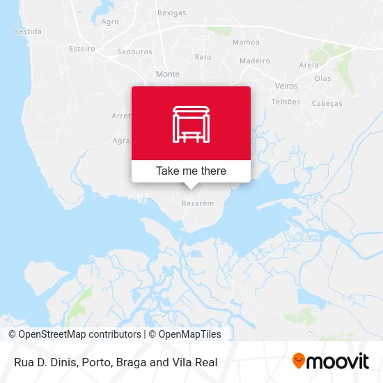 Rua D. Dinis map