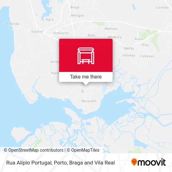 Rua Alípio Portugal map