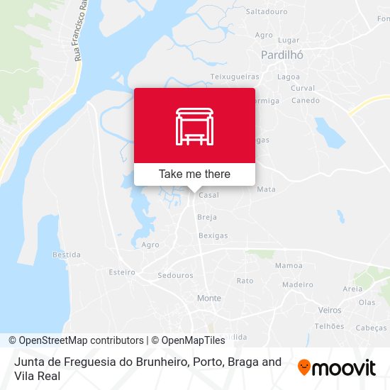 Junta de Freguesia do Brunheiro map