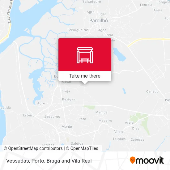 Vessadas map