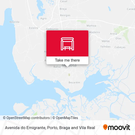 Avenida do Emigrante map