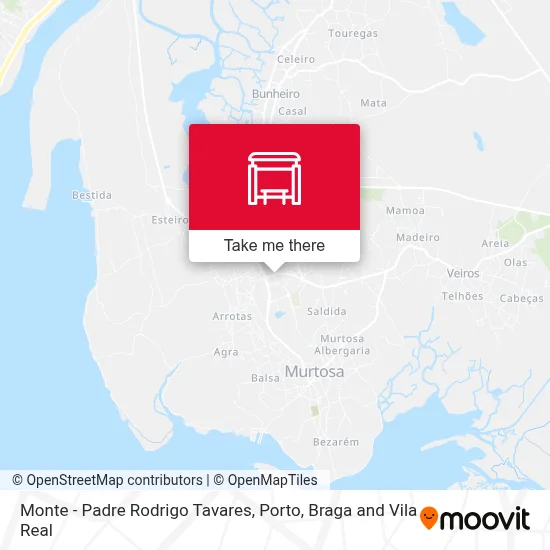Monte - Padre Rodrigo Tavares map