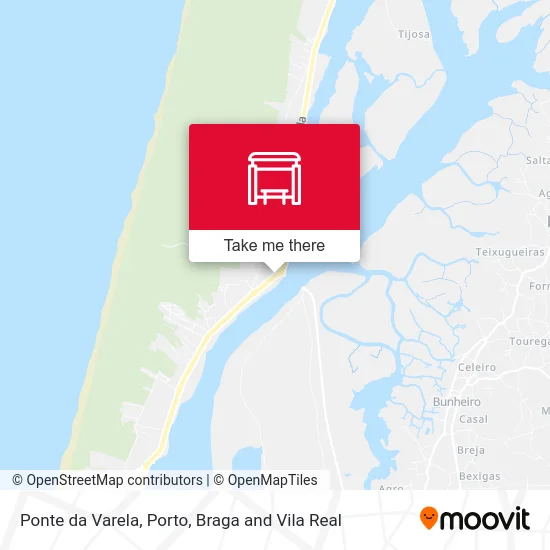 Ponte da Varela map