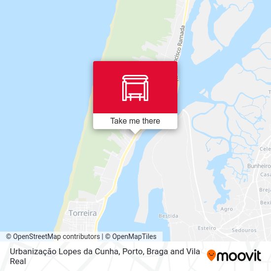 Urbanização Lopes da Cunha map