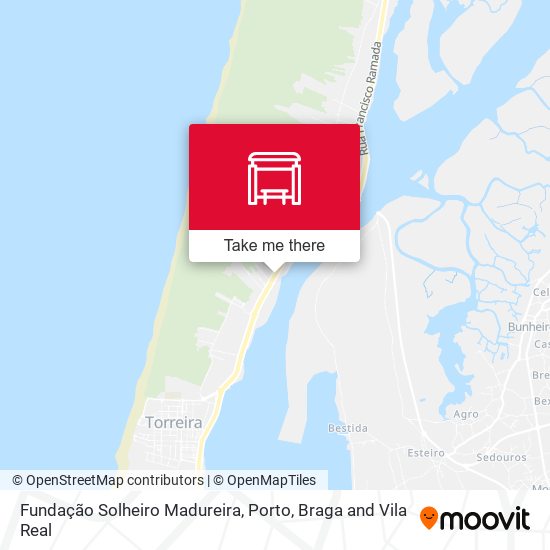 Fundação Solheiro Madureira map