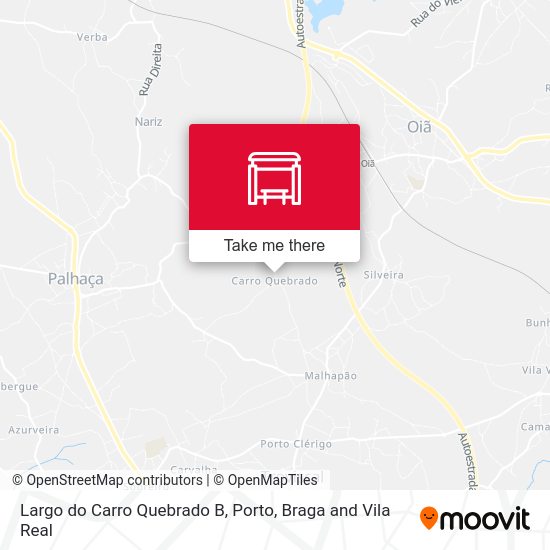 Largo do Carro Quebrado B mapa