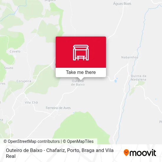 Outeiro de Baixo - Chafariz map
