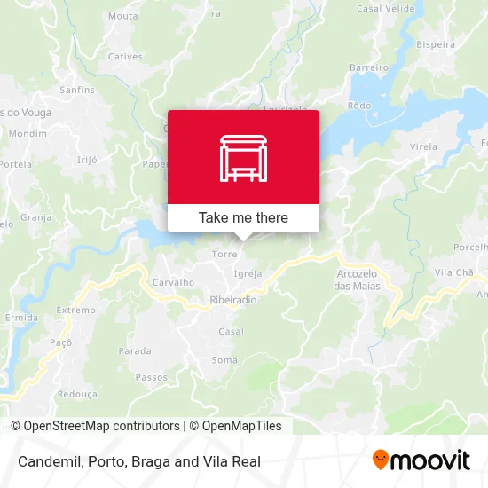 Candemil map