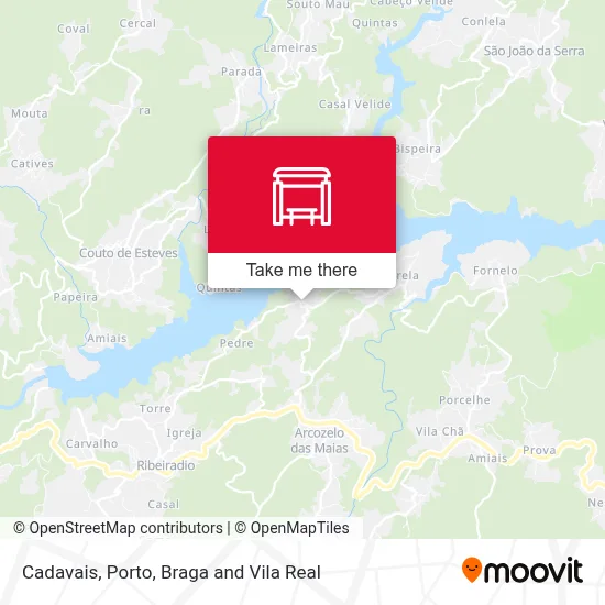 Cadavais map