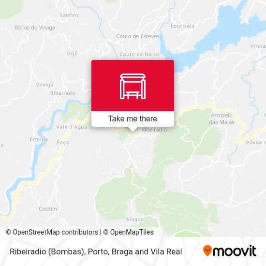 Ribeiradio (Bombas) map