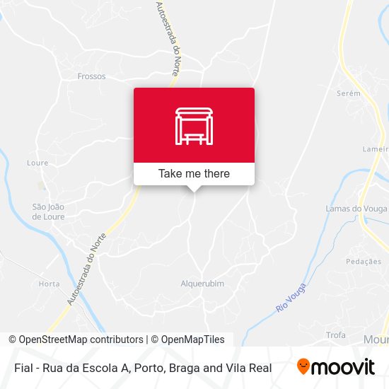Fial - Rua da Escola A mapa