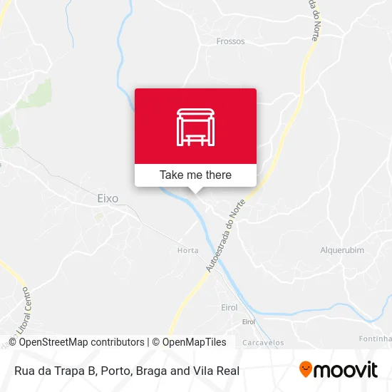 Rua da Trapa B mapa