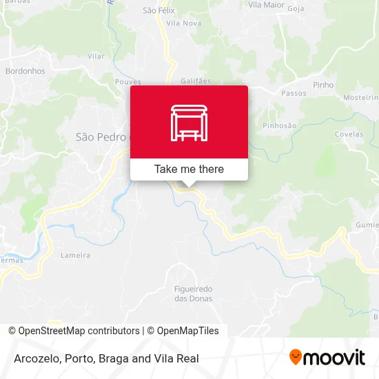 Arcozelo map