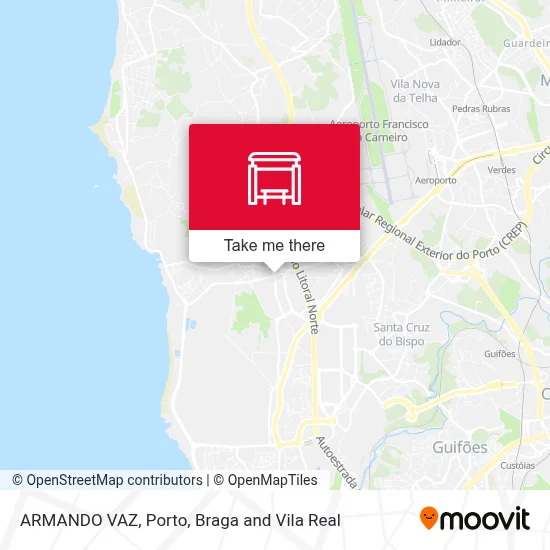 ARMANDO VAZ map