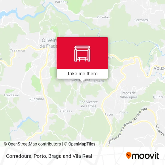 Corredoura map