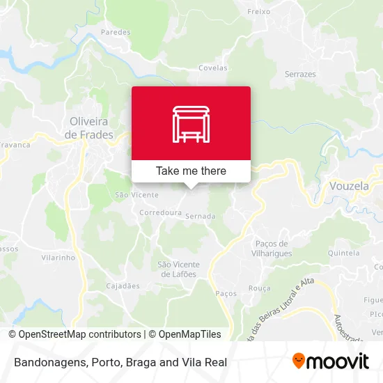 Bandonagens map