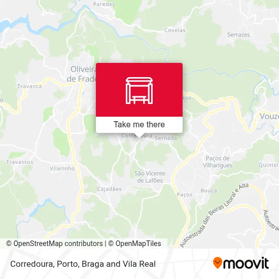 Corredoura map