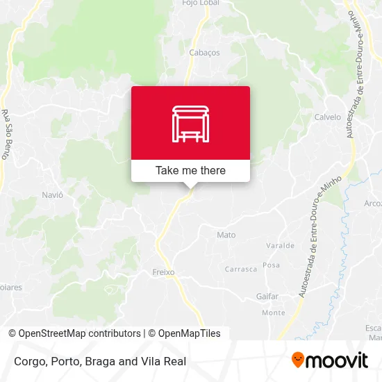 Corgo map