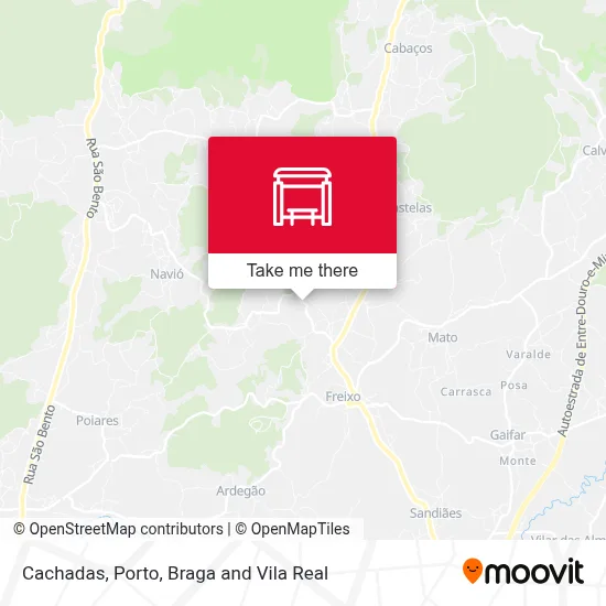 Cachadas map