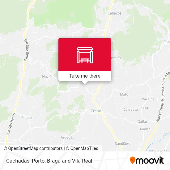 Cachadas map