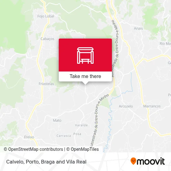 Calvelo map