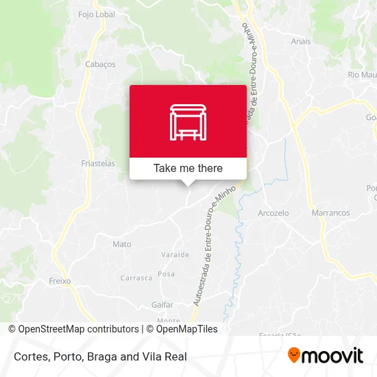 Cortes map