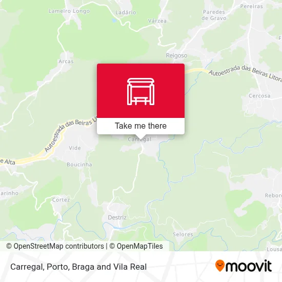 Carregal map